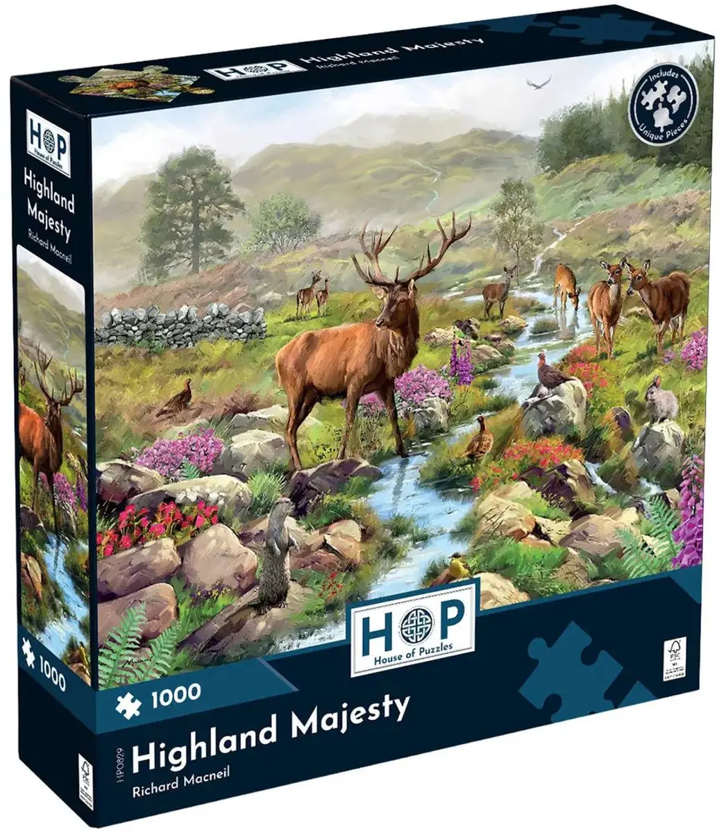 House Of Puzzles Highland Majesty Legpuzzel 1000 Stuks