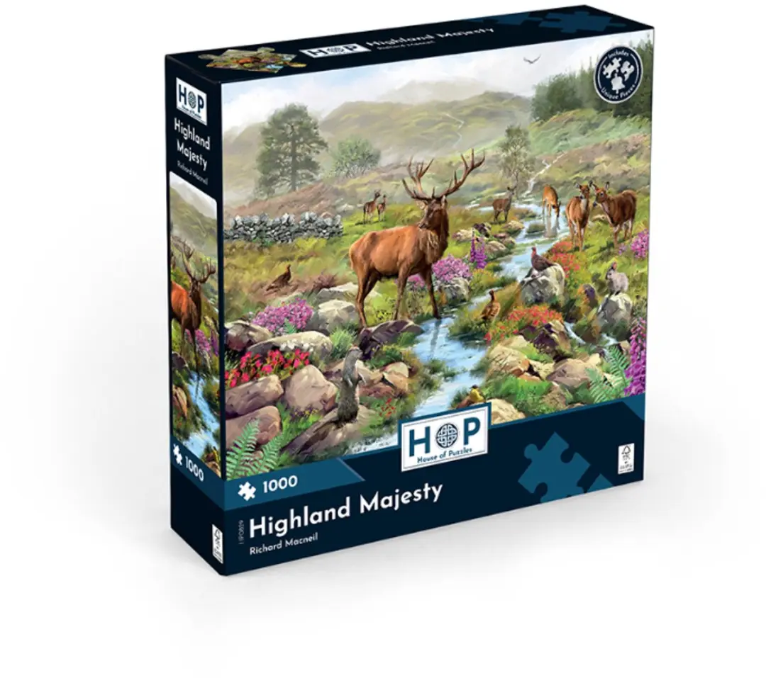 House Of Puzzles Highland Majesty Legpuzzel 1000 Stuks - HP0829