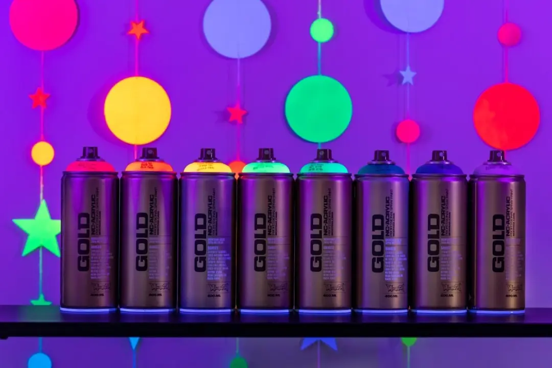 Montana Gold Spuitbussen Set - 8 Fluor Kleuren 400ml