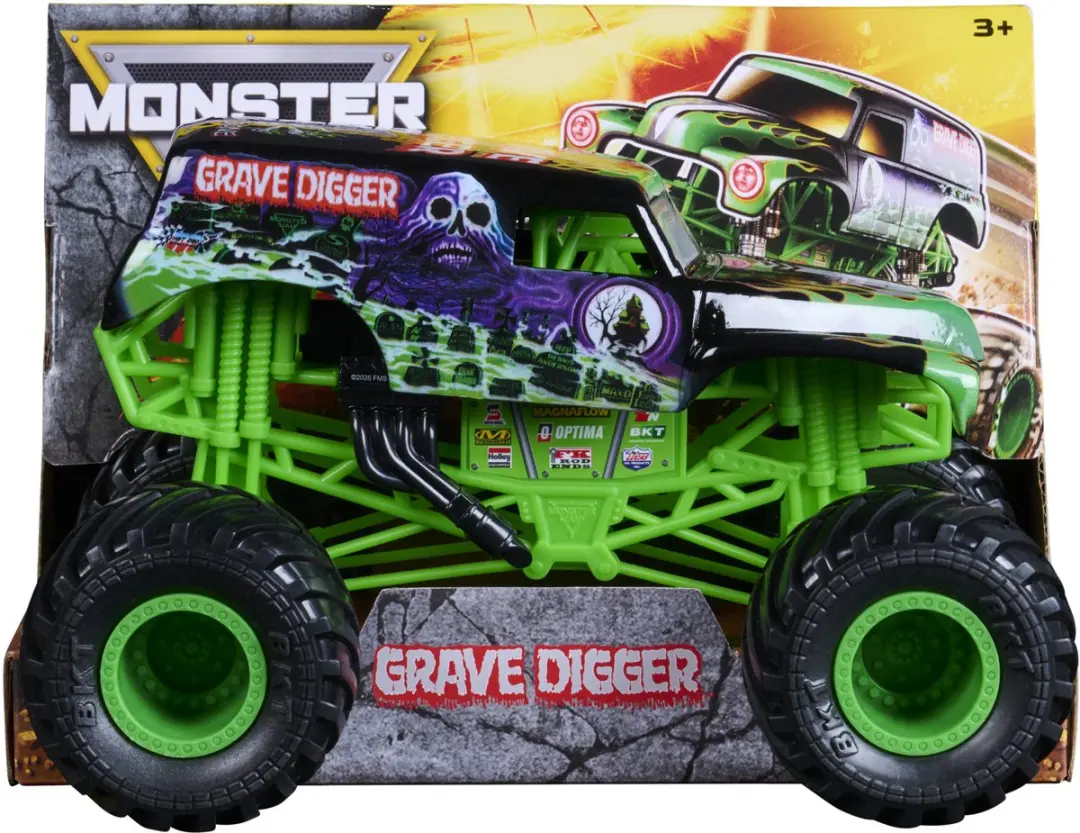 Spin Master Monster Jam Grave Digger 1:24 Metalen Voertuig