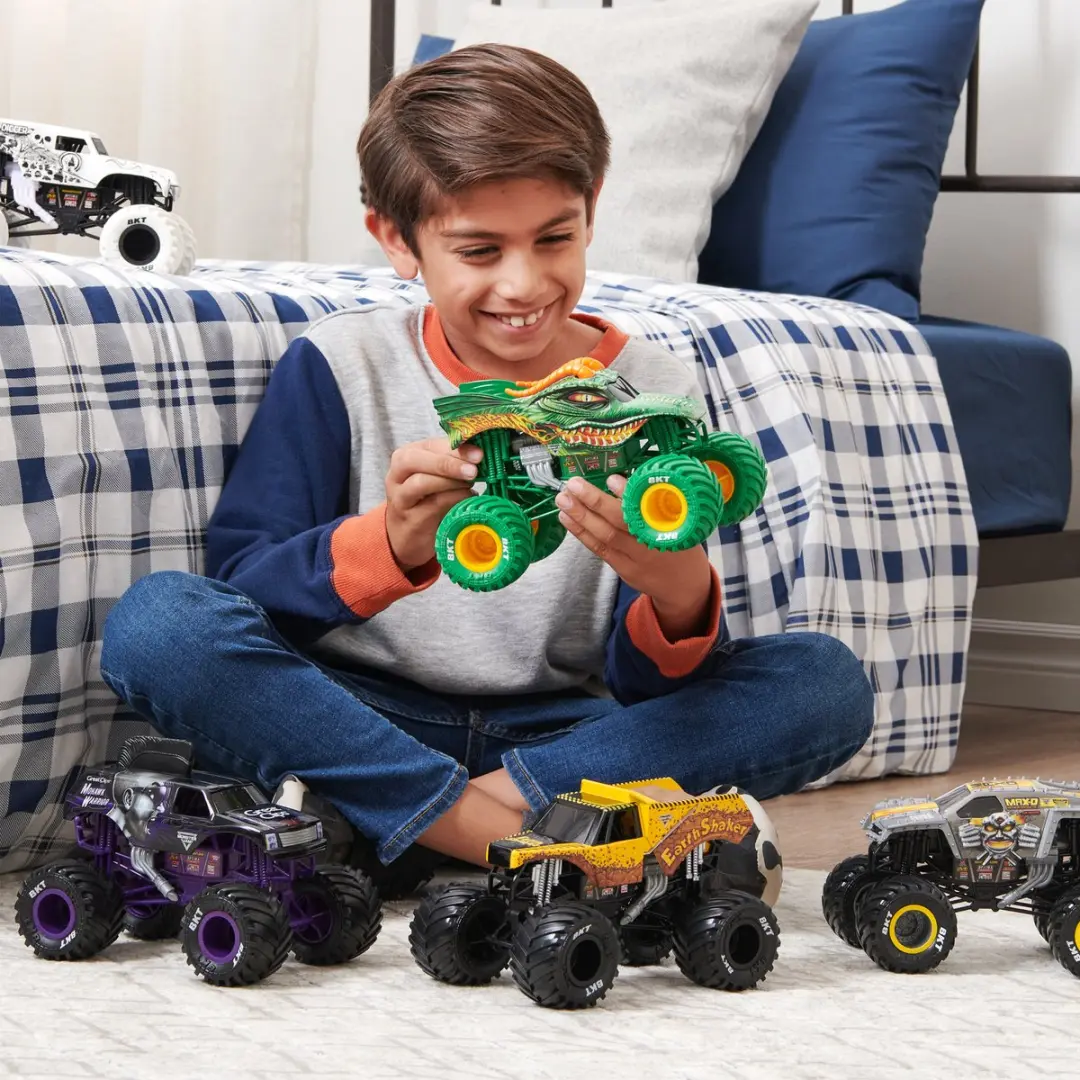 Spin Master Monster Jam Grave Digger 1:24 Metalen Voertuig - Groen/Zwart