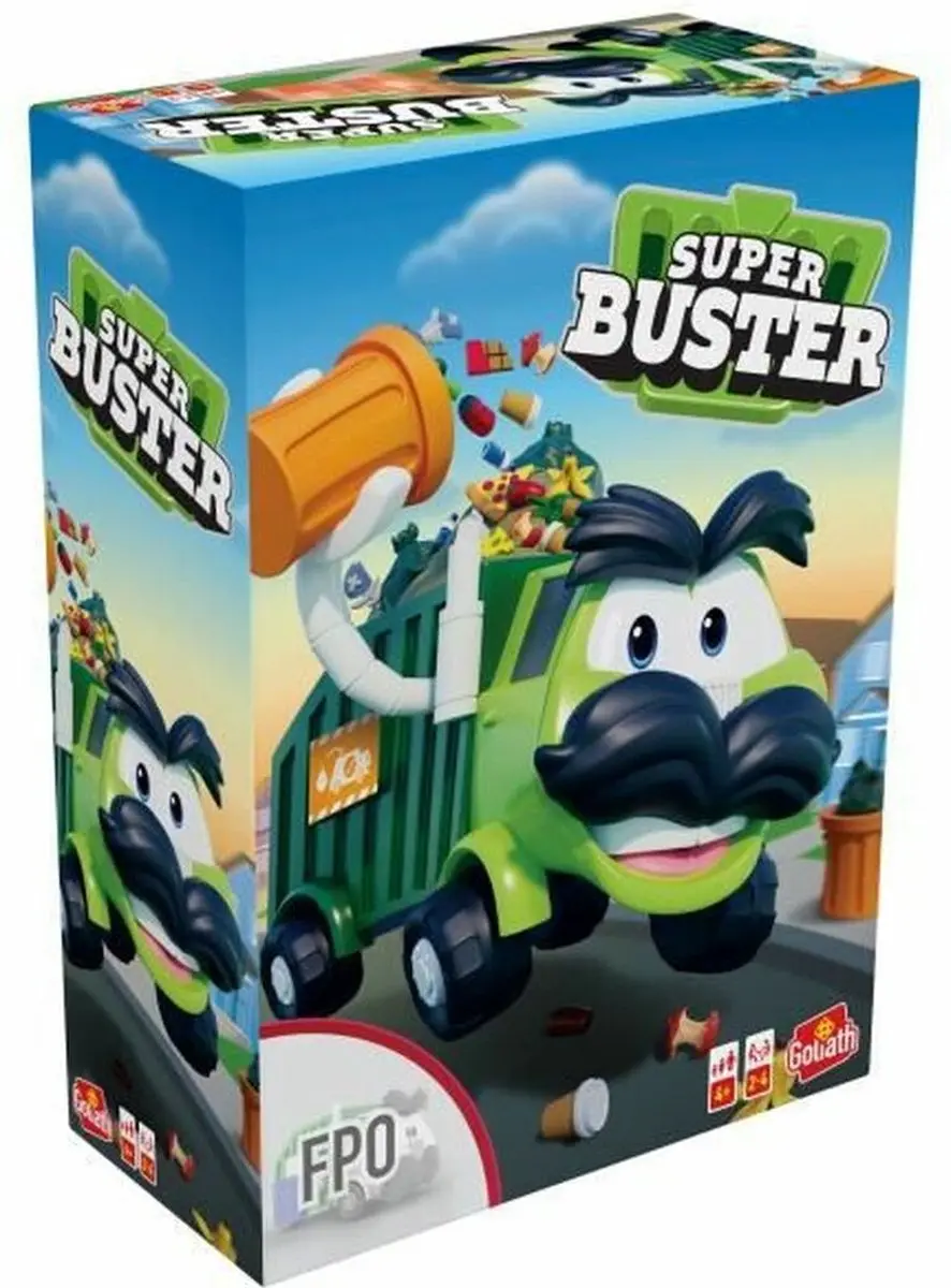 Goliath Super Buster Vuilniswagen Bordspel