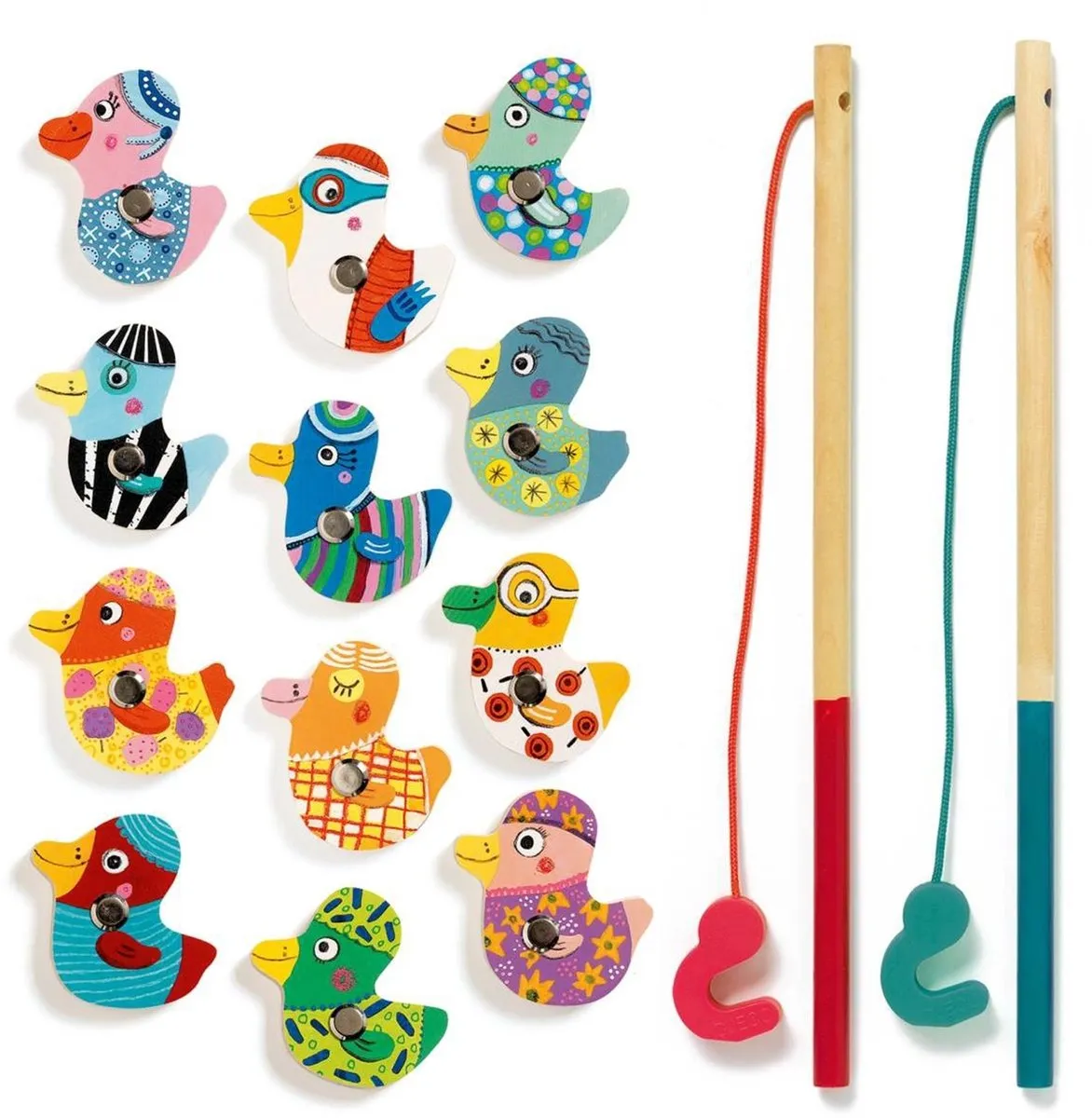Djeco Magneetvisspel DJ01654 - Houten Speelgoed
