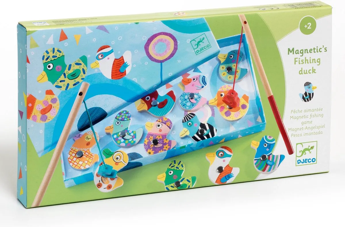 Djeco Magneetvisspel DJ01654 - Houten Speelgoed - afbeelding 6 van 6