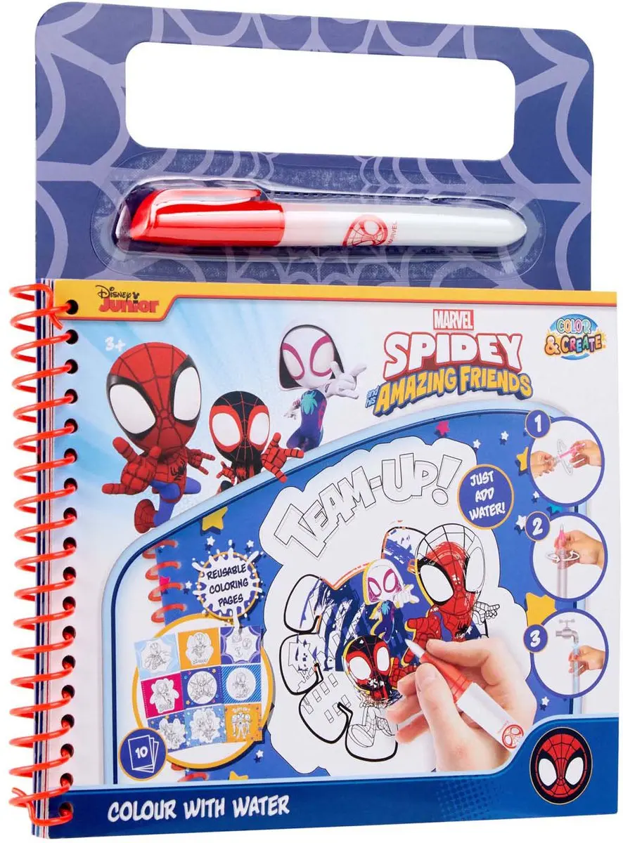 Spider-Man Waterkleurboekje Sp24354