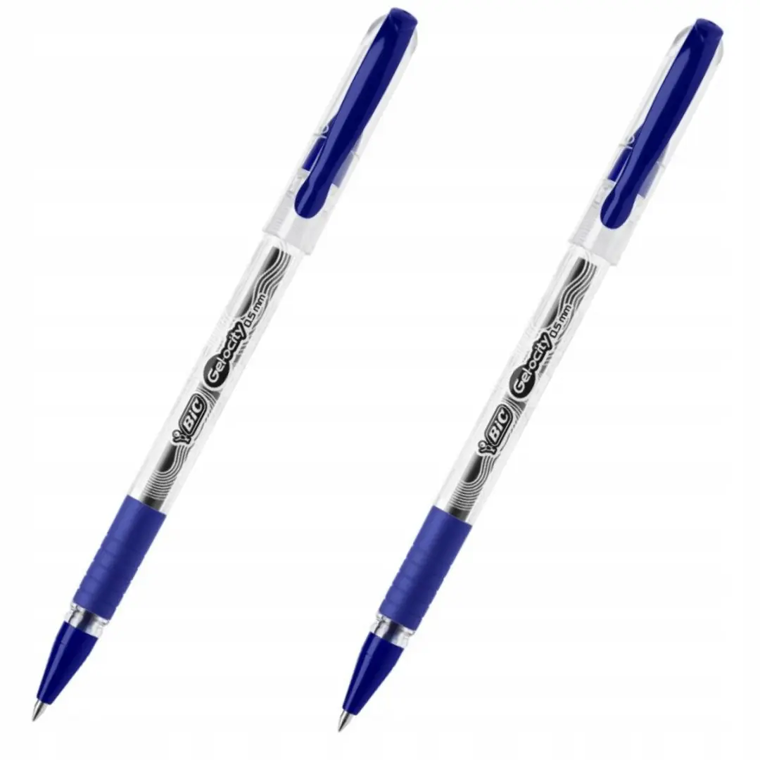 Bic Gel-ocity Stic Gelpen 0.5mm - Blauw - 5 Stuks