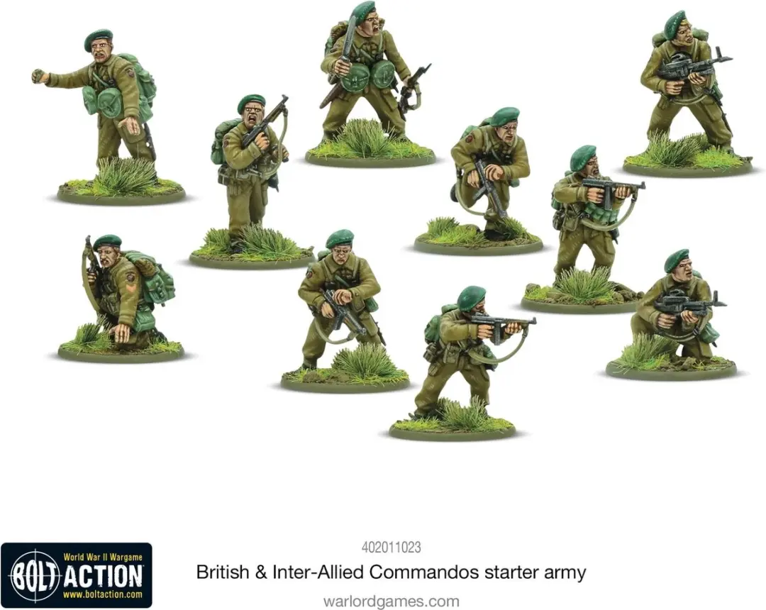 Warlord Games British & Inter-Allied Commandos Starter Army