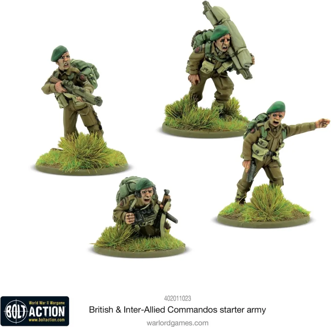 Warlord Games British & Inter-Allied Commandos Starter Army