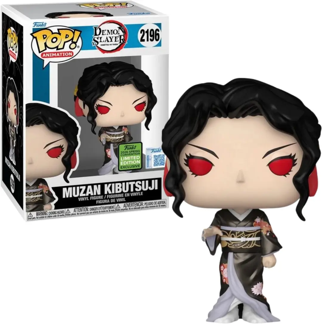 Funko POP! DEMON SLAYER 2196 Muzan Kibutsuji "Metallic" 2026 SPRING CON EXCLUSIV