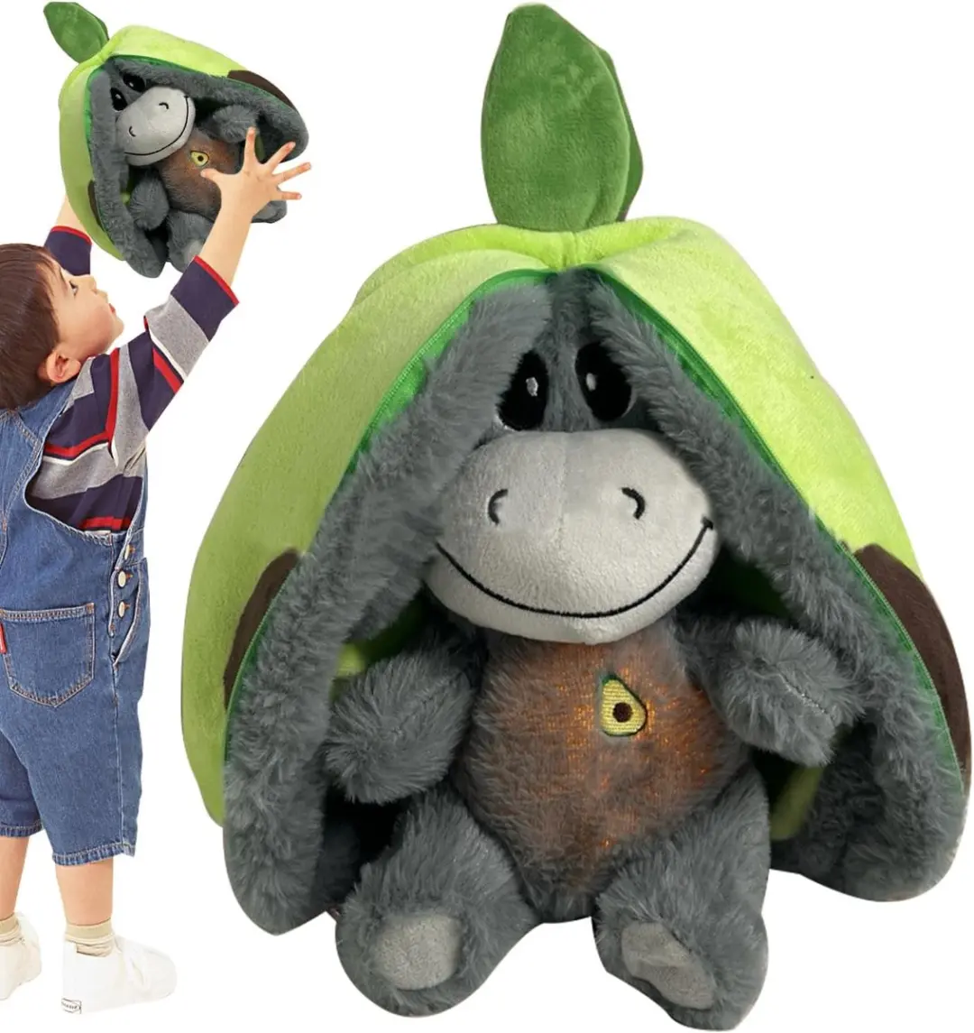 ECTEATOY Sogiol Breathing Knuffel Ezeltje - Grijs