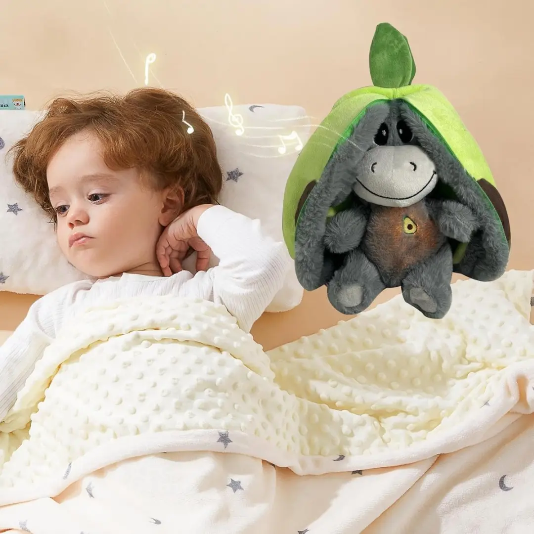 ECTEATOY Sogiol Breathing Knuffel Ezeltje - Grijs
