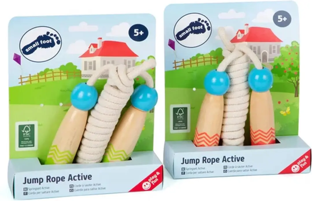 Small Foot Houten Springtouw 11872 - Set van 2