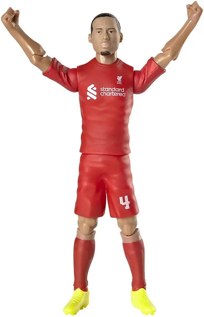 Van der Meulen Socker Liverpool Virgil van Dijk - 20cm - Meerkleurig