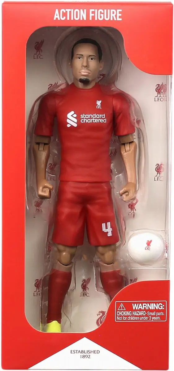 Van der Meulen Socker Liverpool Virgil van Dijk - 20cm - Meerkleurig - afbeelding 6 van 6