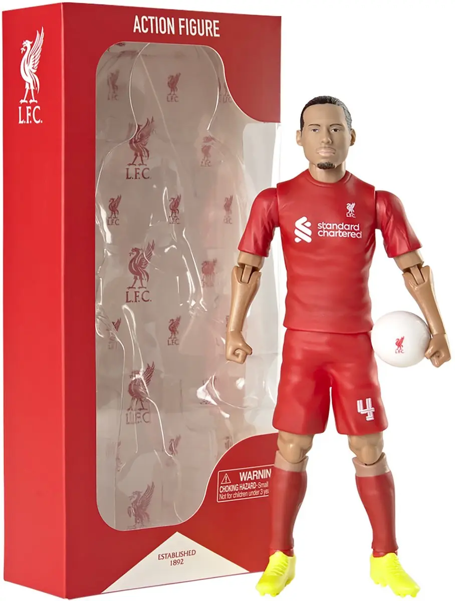 Van der Meulen Socker Liverpool Virgil van Dijk - 20cm - Meerkleurig