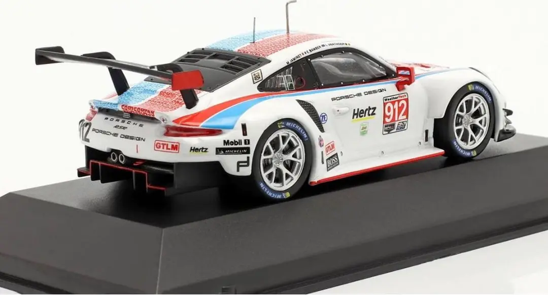 Porsche 911 GT3 RSR #912 24h Daytona 2019 IXO Models - 1:43 Multicolor