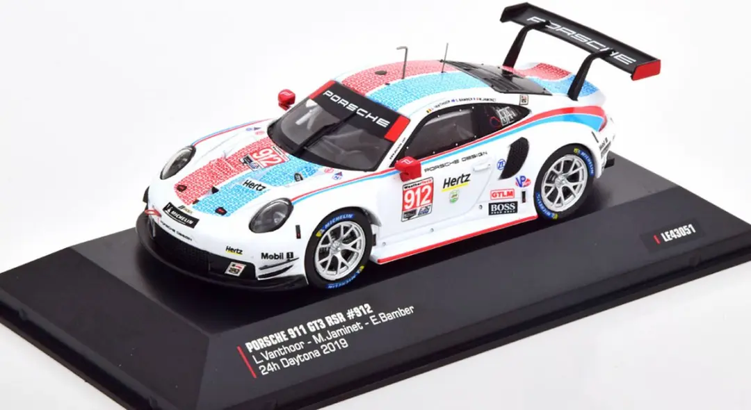 Porsche 911 GT3 RSR #912 24h Daytona 2019 IXO Models - 1:43 Multicolor - afbeelding 6 van 6
