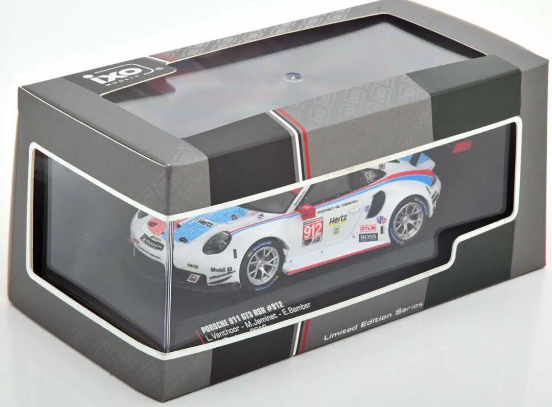 Porsche 911 GT3 RSR #912 24h Daytona 2019 IXO Models - 1:43 Multicolor