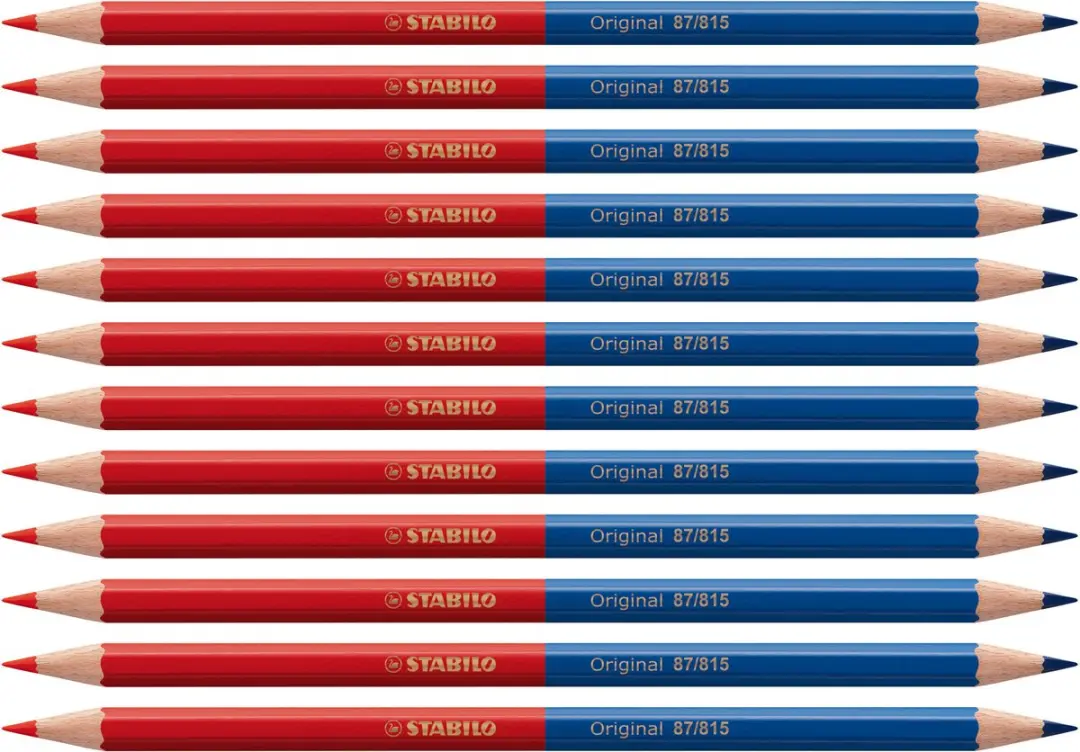 STABILO Original Kleurpotlood Rood/Blauw