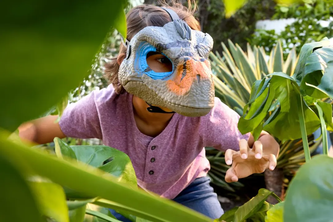 Jurassic World Velociraptor Masker - Meerkleurig