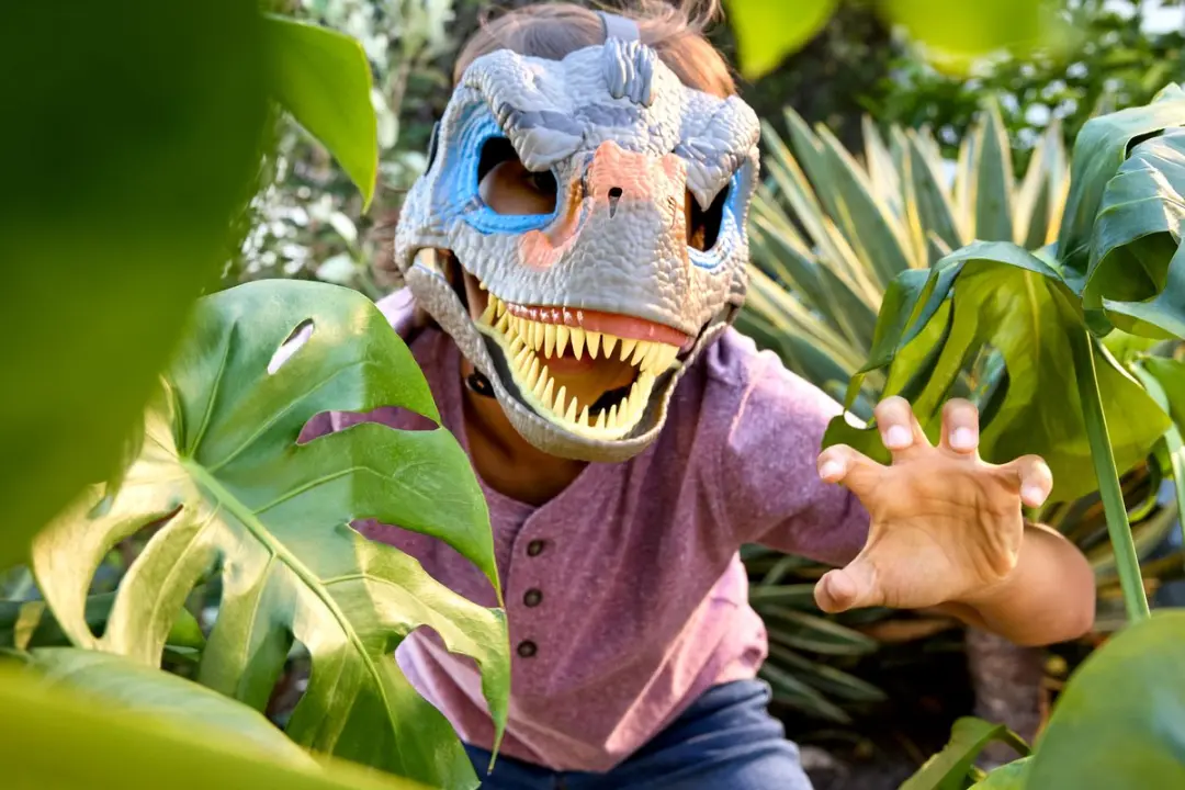 Jurassic World Velociraptor Masker - Meerkleurig