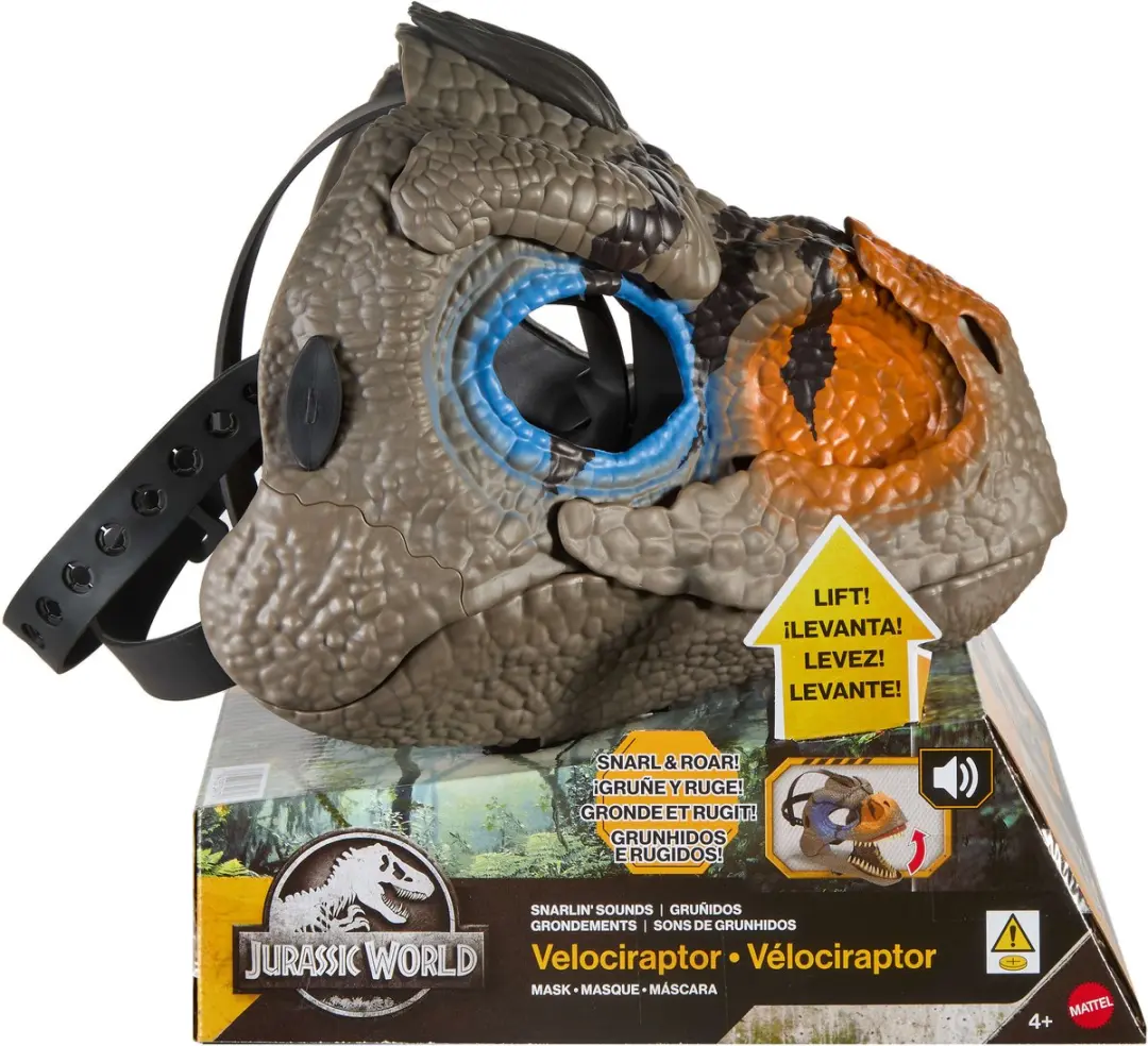 Jurassic World Velociraptor Masker