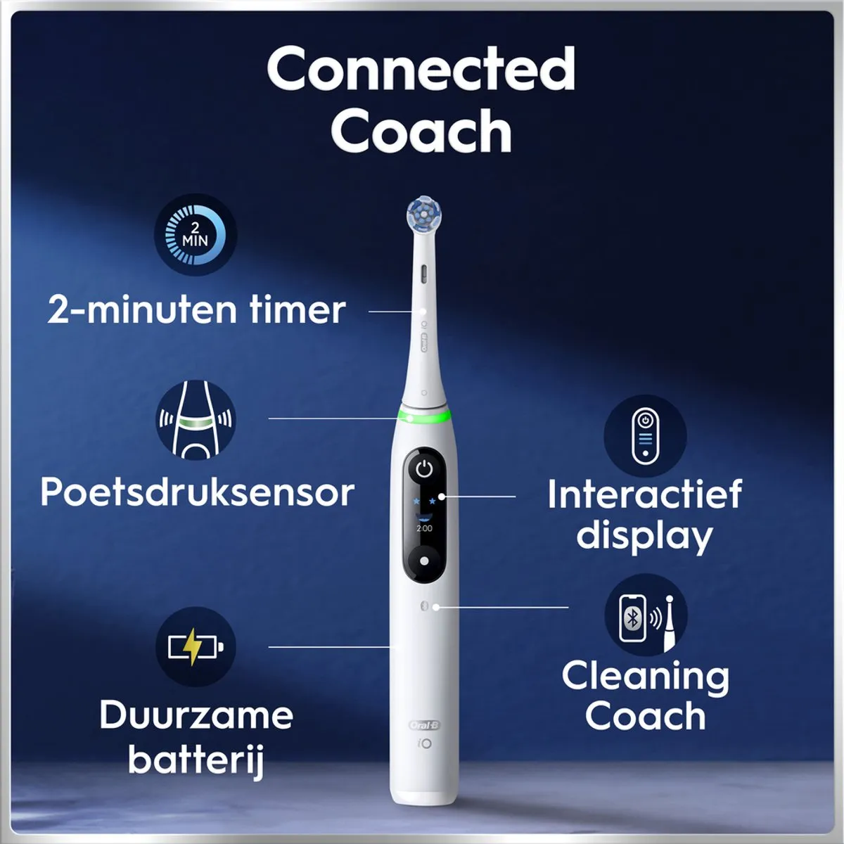 Oral-B iO 6 Elektrische Tandenborstel - 2 Handvatten 3 Borstels - Wit & Roze