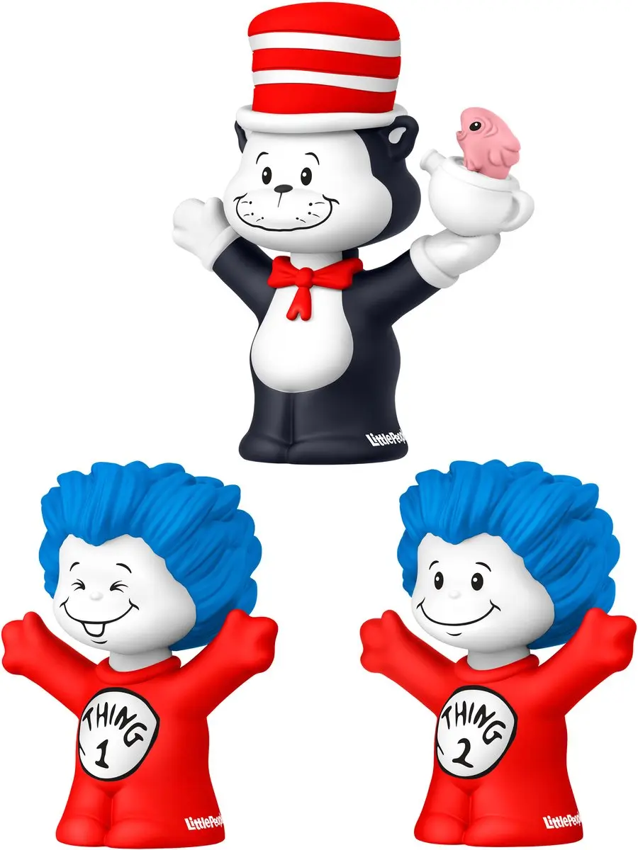 Mattel Little People Cat in the Hat Verzamelset - Meerkleurig
