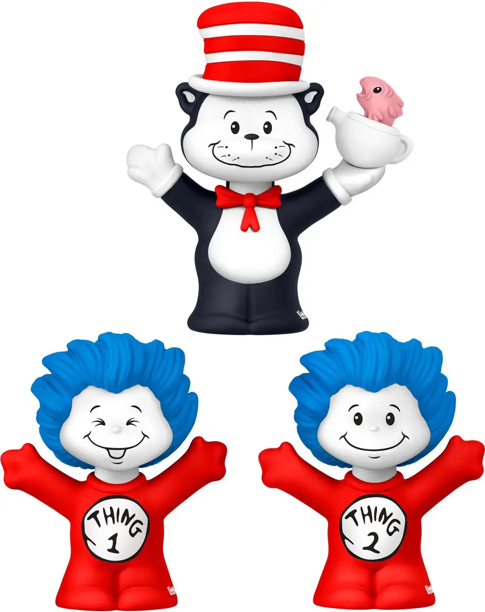 Mattel Little People Cat in the Hat Verzamelset - Meerkleurig