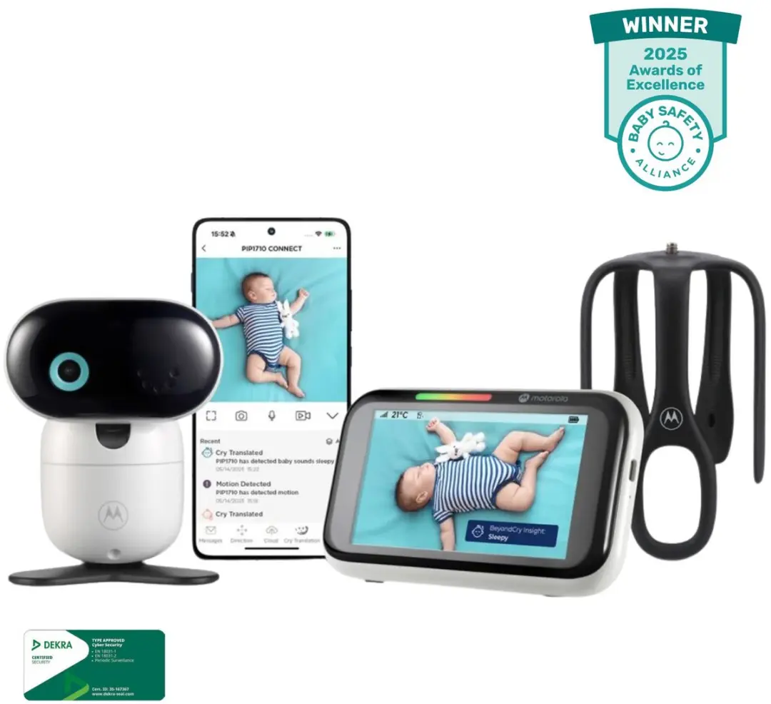 Motorola PIP1710 Connect Babyfoon - 5" Wit