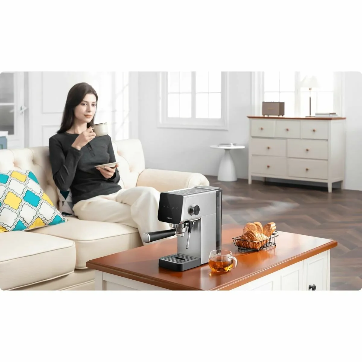 Xiaomi Express Koffiemachine BHR9798EU - 1350W - 0,9L - Zwart/Roestvrijstaal