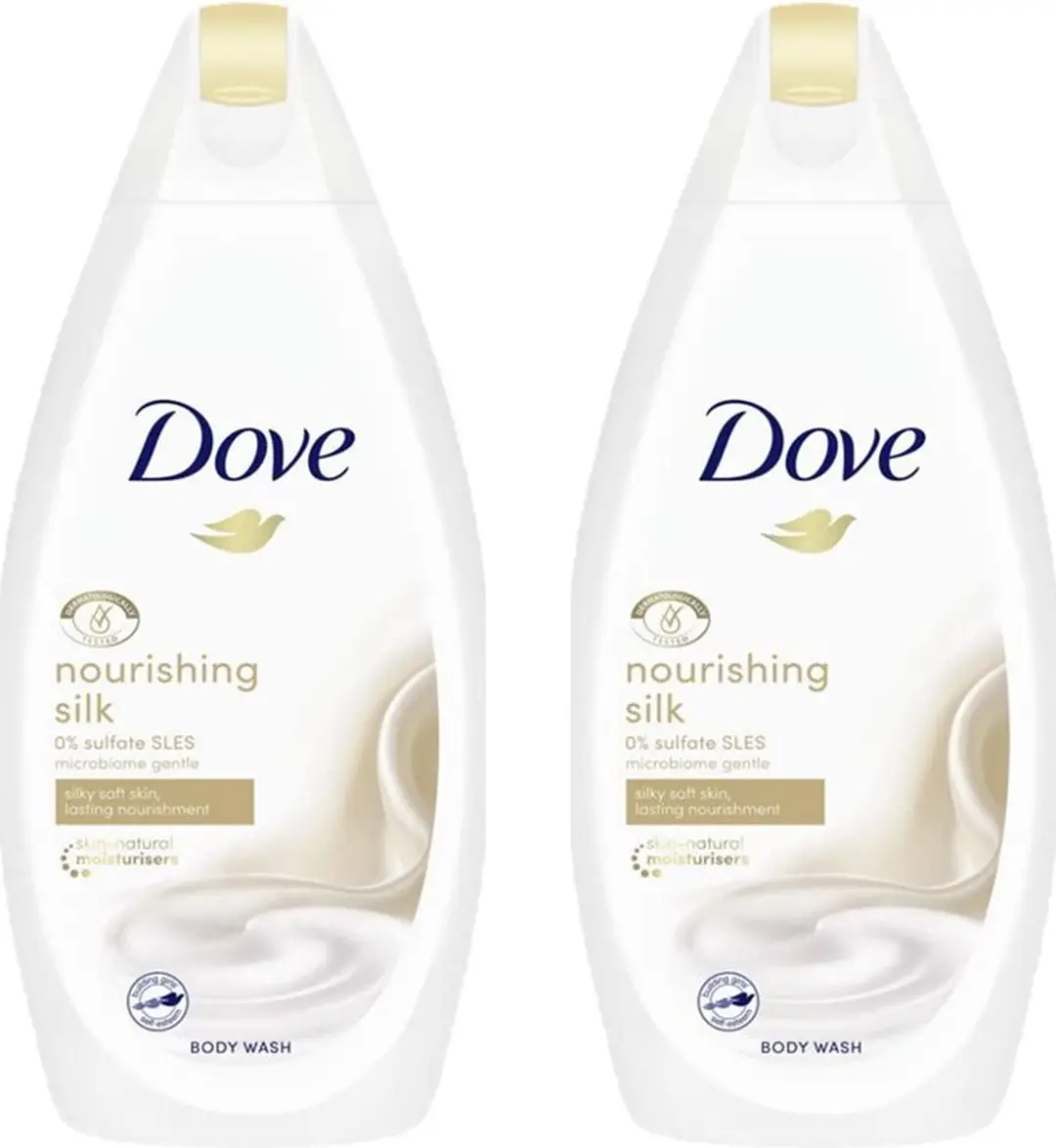 Dove Nourishing Silk Douchegel 2x500ml