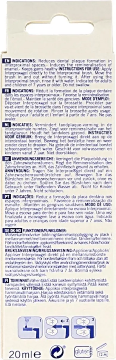 Interprox Gel 20ml - Set van 3 - afbeelding 3 van 3