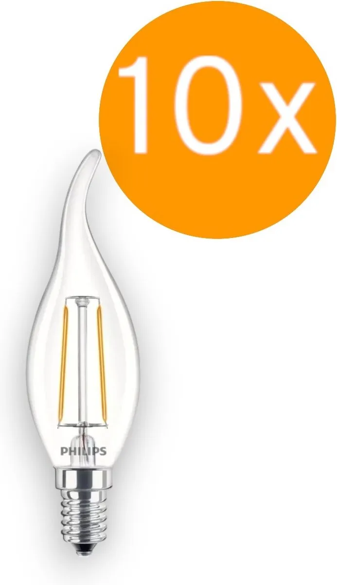 Philips LED Tip Kaarslamp 2W 2700K