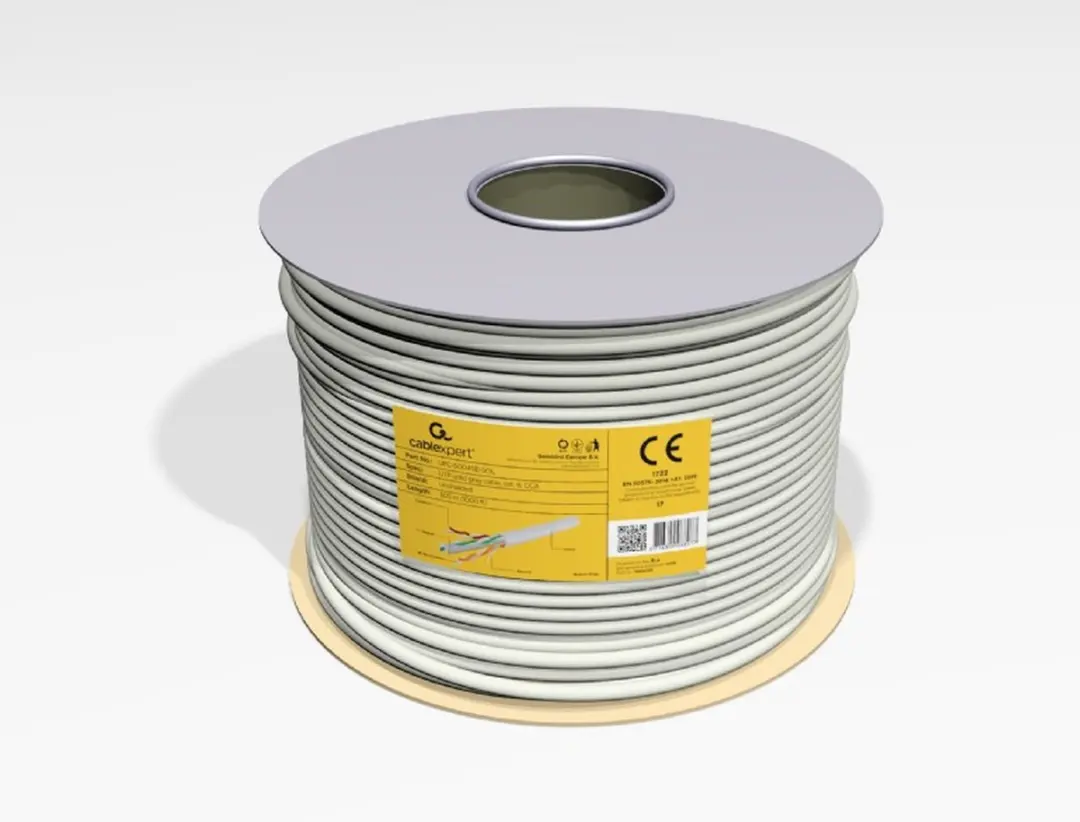Cablexpert Gembird UTP Cat6 Netwerkkabel - 305m - Grijs