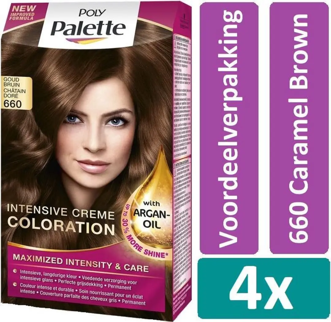 Schwarzkopf Poly Palette Haarverf 660 Goudbruin