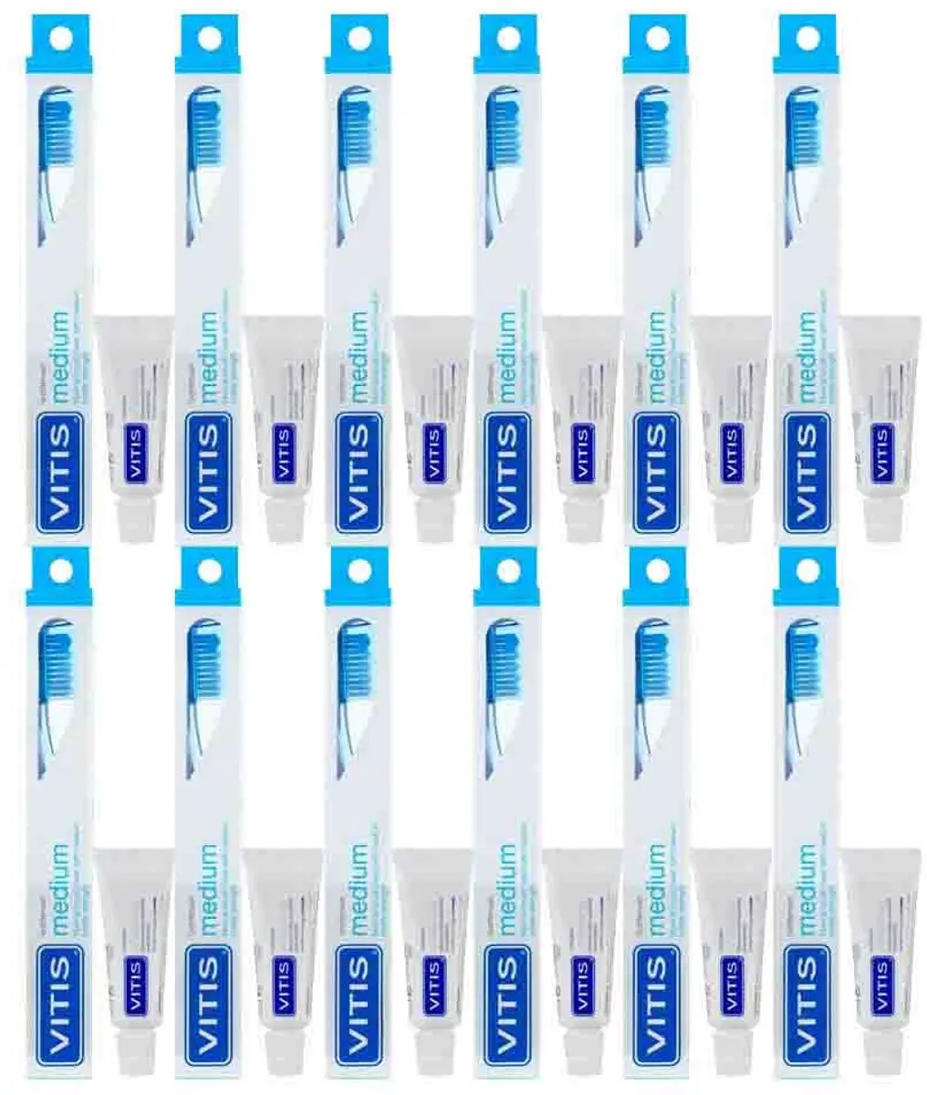 Vitis Tandenborstel Whitening - 12 Stuks
