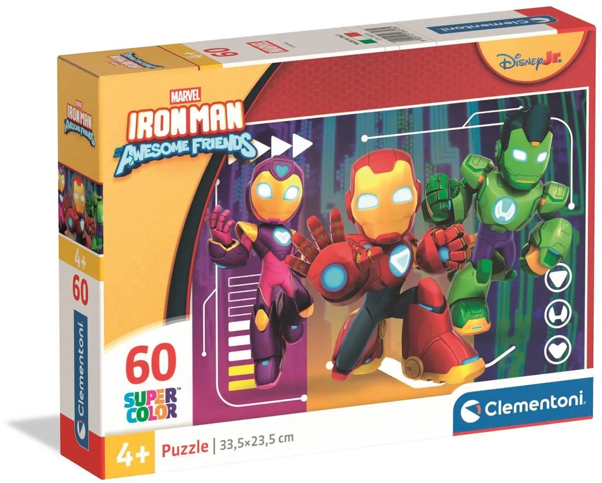 Clementoni Marvel Iron Man Puzzel 60 Stuks