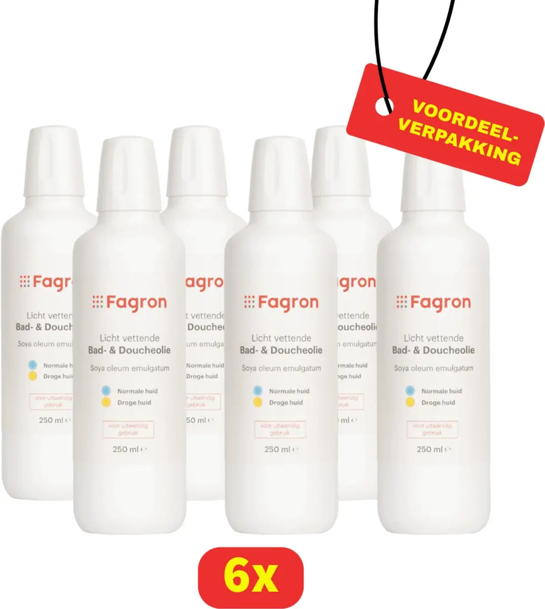 Fagron Licht Vettende Bad- en Doucheolie 250ml