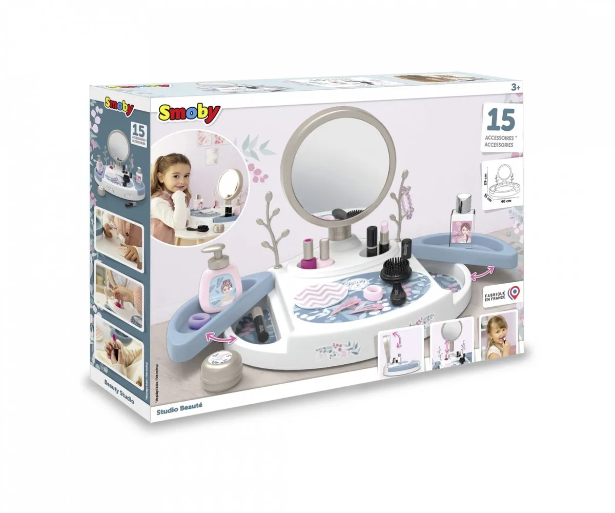 Smoby Mijn Schoonheidsstudio Tafel 1440828 - 15 Accessoires - Multicolor