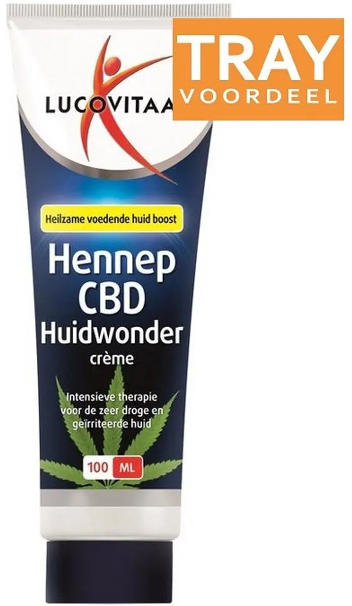 Lucovitaal Hennep CBD Huidcrème 12x100ml