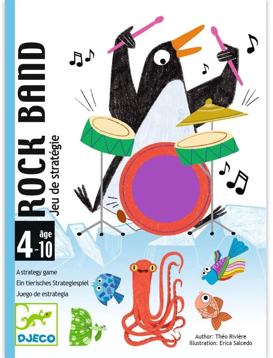 Djeco Rock Band Kaartspel - DJ05085 - 2-6 Spelers