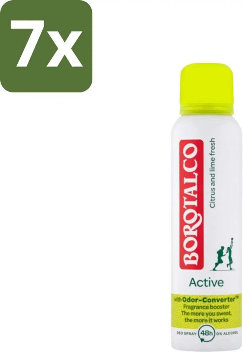 Borotalco Active Deodorant Spray Citrus & Lime Fresh 150ml