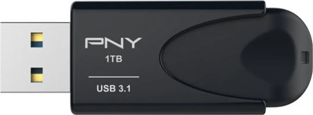 PNY Attaché 4 FD1TBATT431KK-EF USB-stick 1TB - Zwart