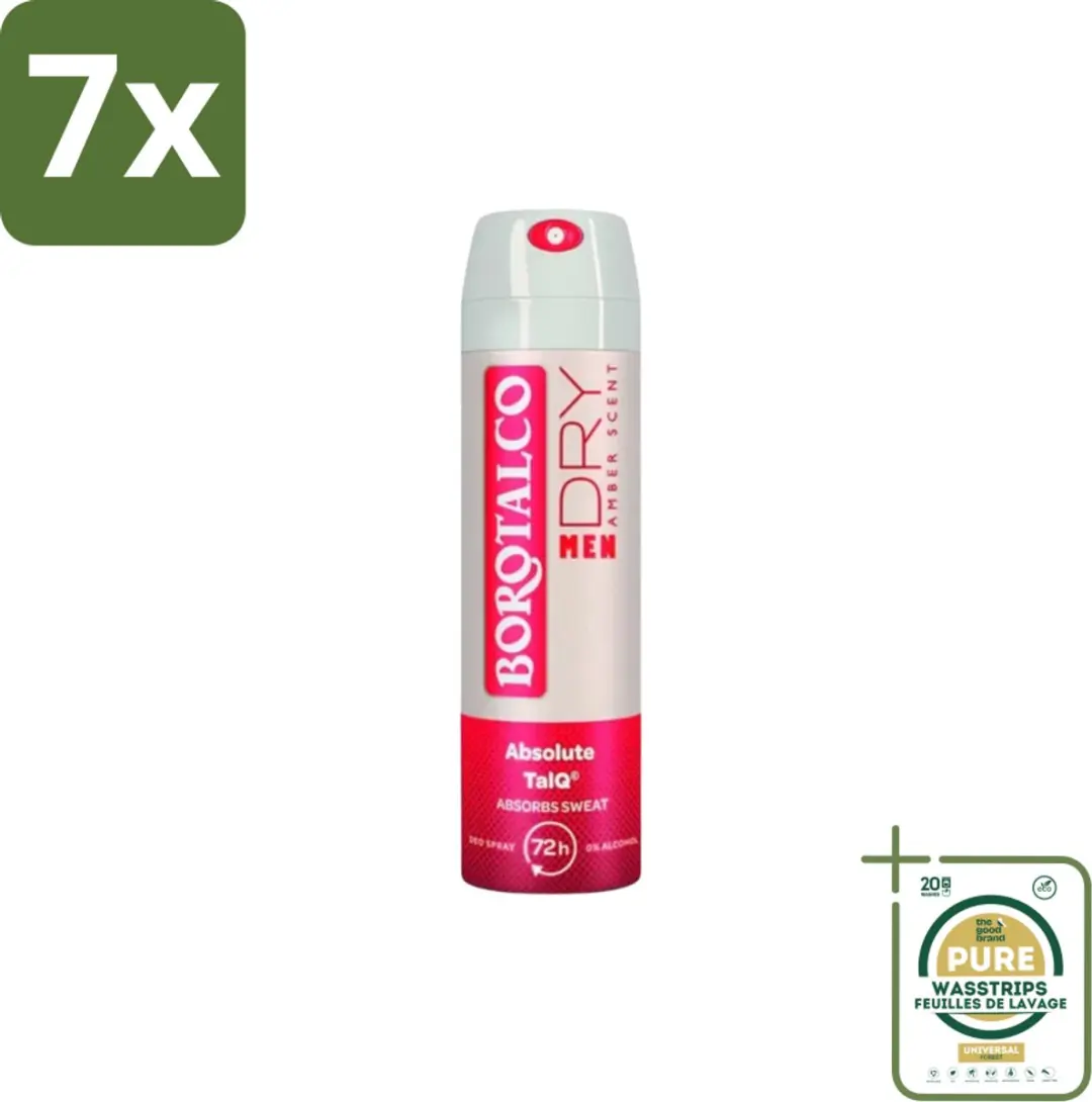 Borotalco Deodorant Spray Men Amber 150ml