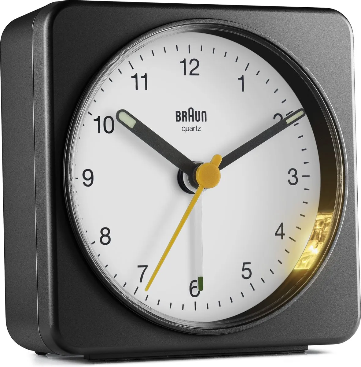 Braun BC03BW Wekker - Zwart/Wit