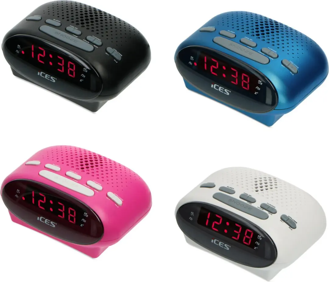 Alecto Wekkerradio Blauw - 5 Stuks