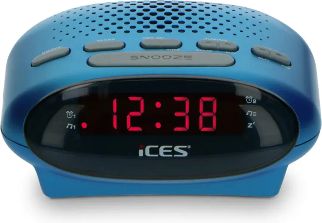 Alecto Wekkerradio Blauw