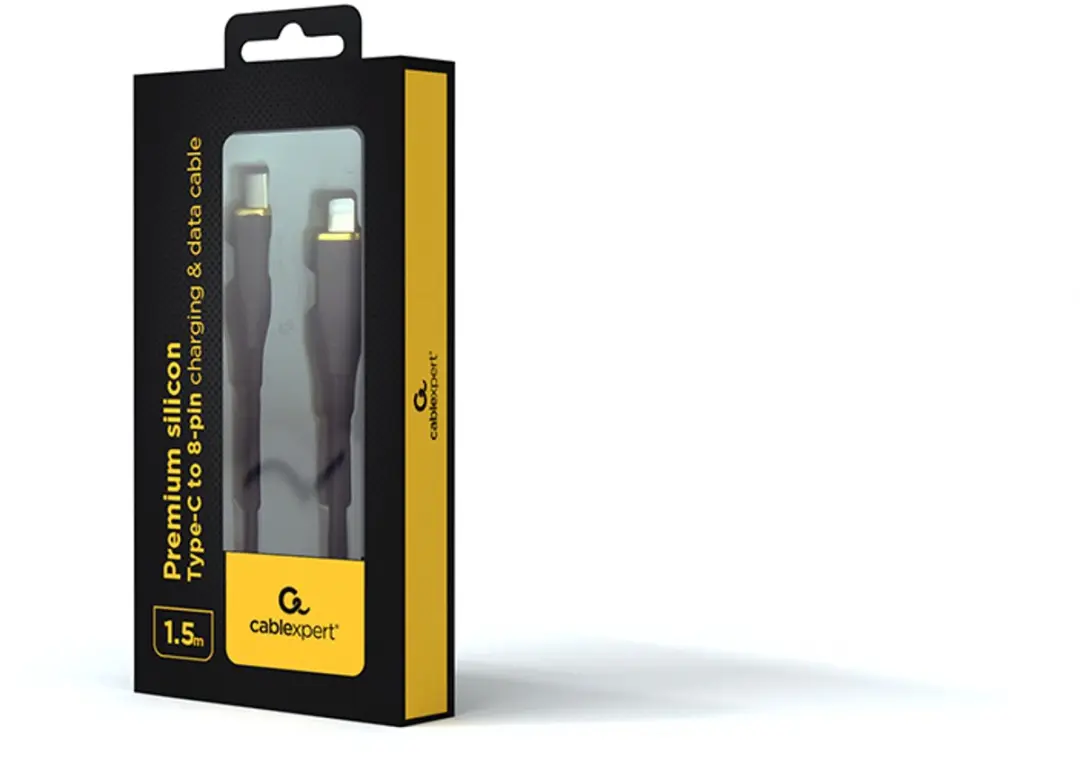 Cablexpert USB-C naar Lightning Kabel CC-USB2S-CM8PM-1.5M-BK - 1,5m - Zwart