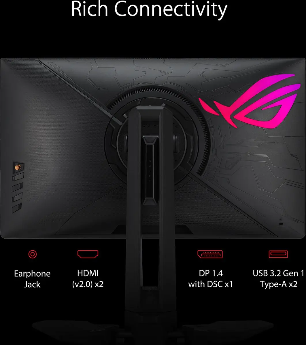 ASUS ROG Swift PG248QP Gaming Monitor 24 - afbeelding 5 van 6